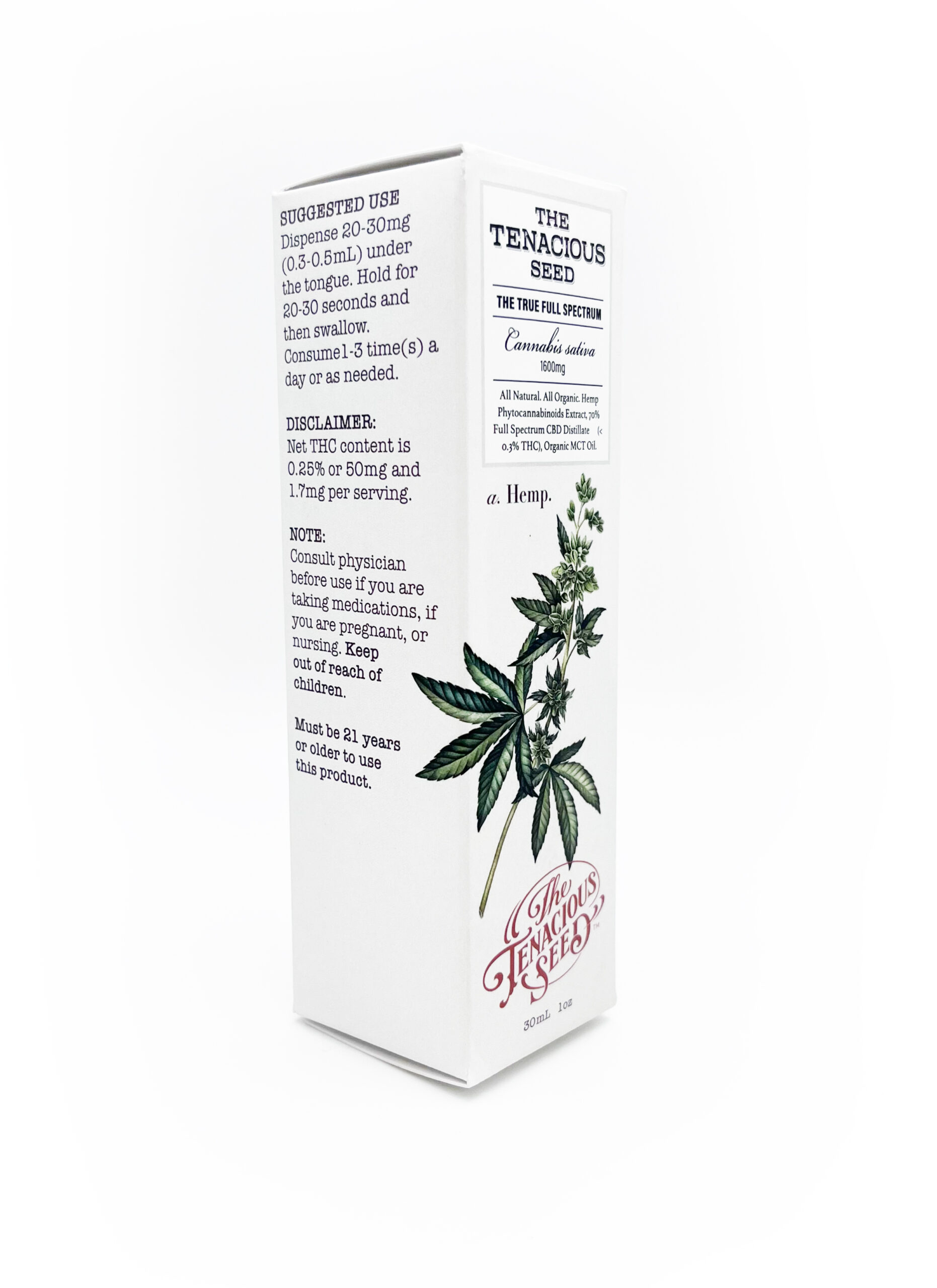 CBD Oil Tincture | Full Spectrum | 1600 MG CBD - Image 2