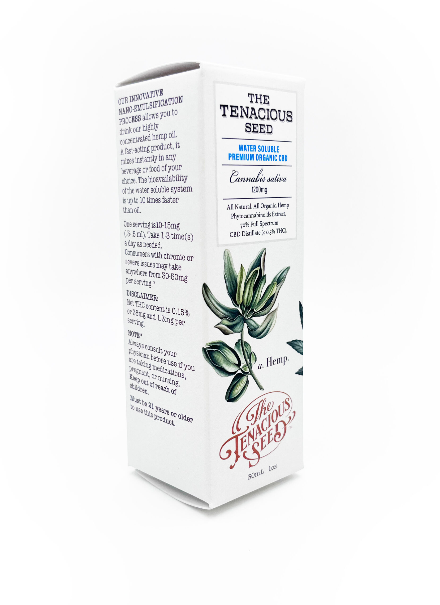 Water Soluble CBD | Full Spectrum | 1200 MG CBD - Image 2