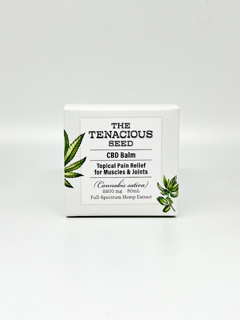 hemp full spectrum cbd muscle balm - the tenacious seed