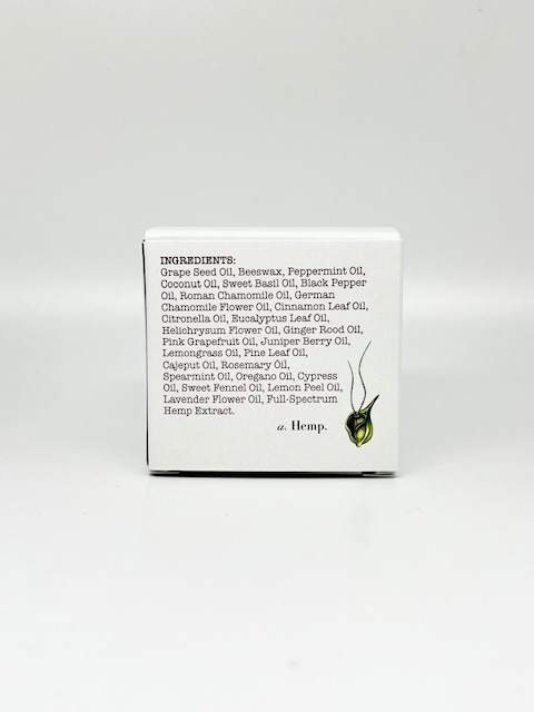 hemp full spectrum cbd muscle balm - the tenacious seed