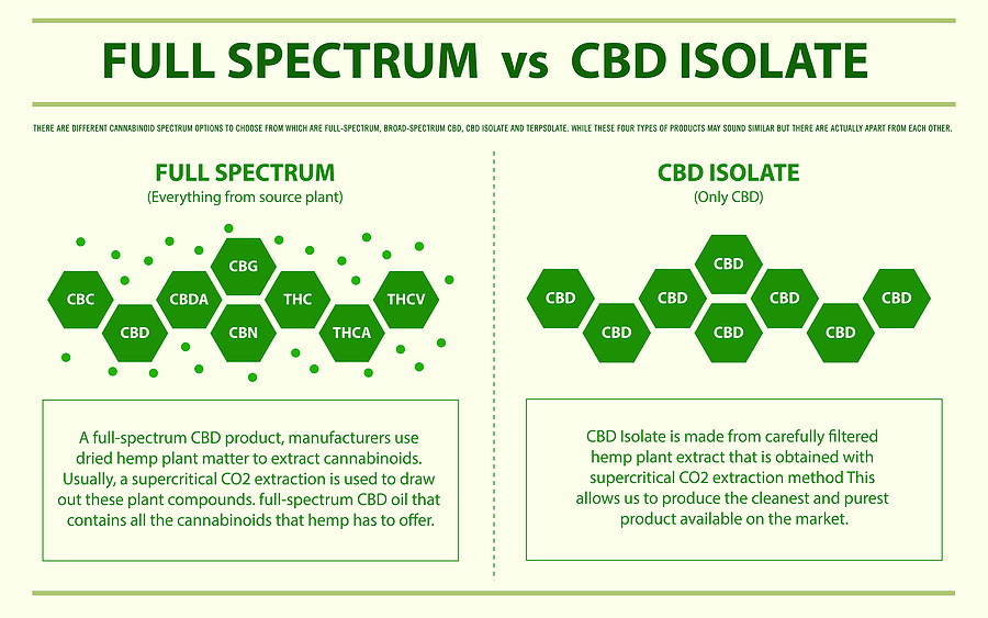 CBD Isolate vs Full-Spectrum CBD